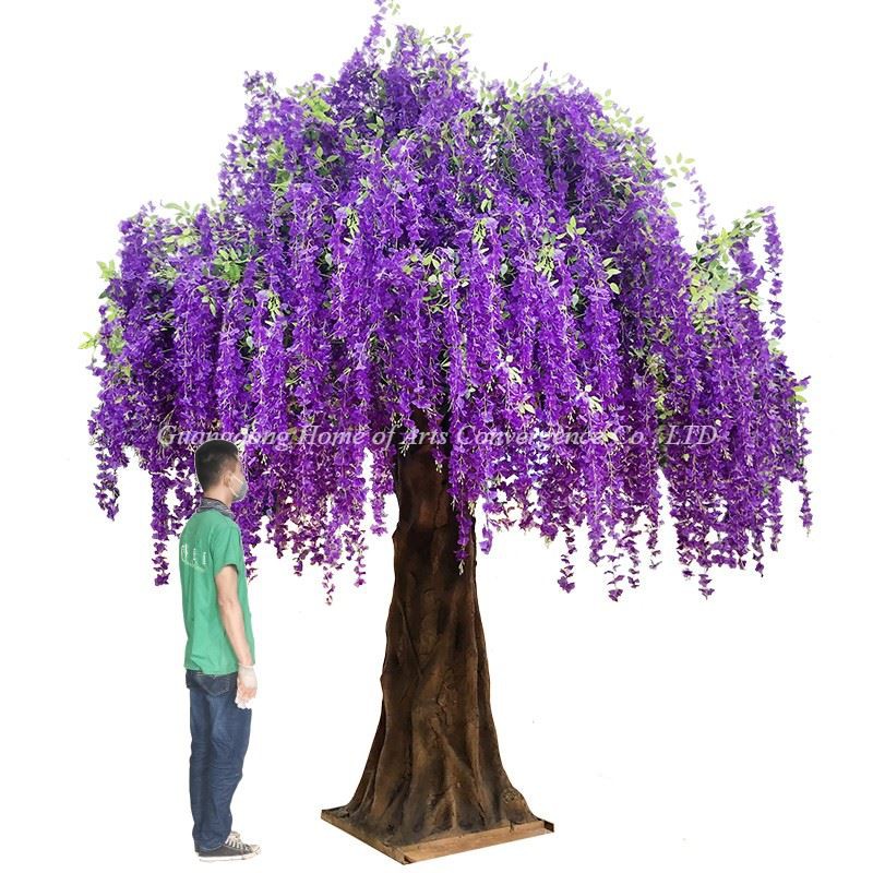 Artificial Purple Wisteria Tree