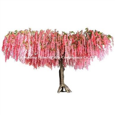 320cm Büyük Açık Sahte Wisteria Ağaçları